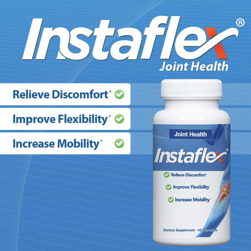Instaflex complément alimentaire pour articulations 42 comprimés vue latérale