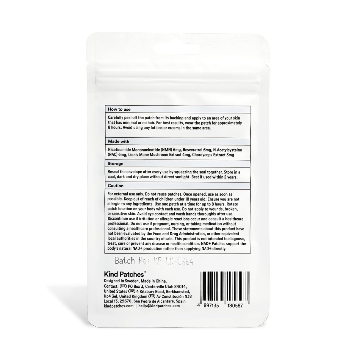 Instructions d'application des patches NAD+ Kind Patches
