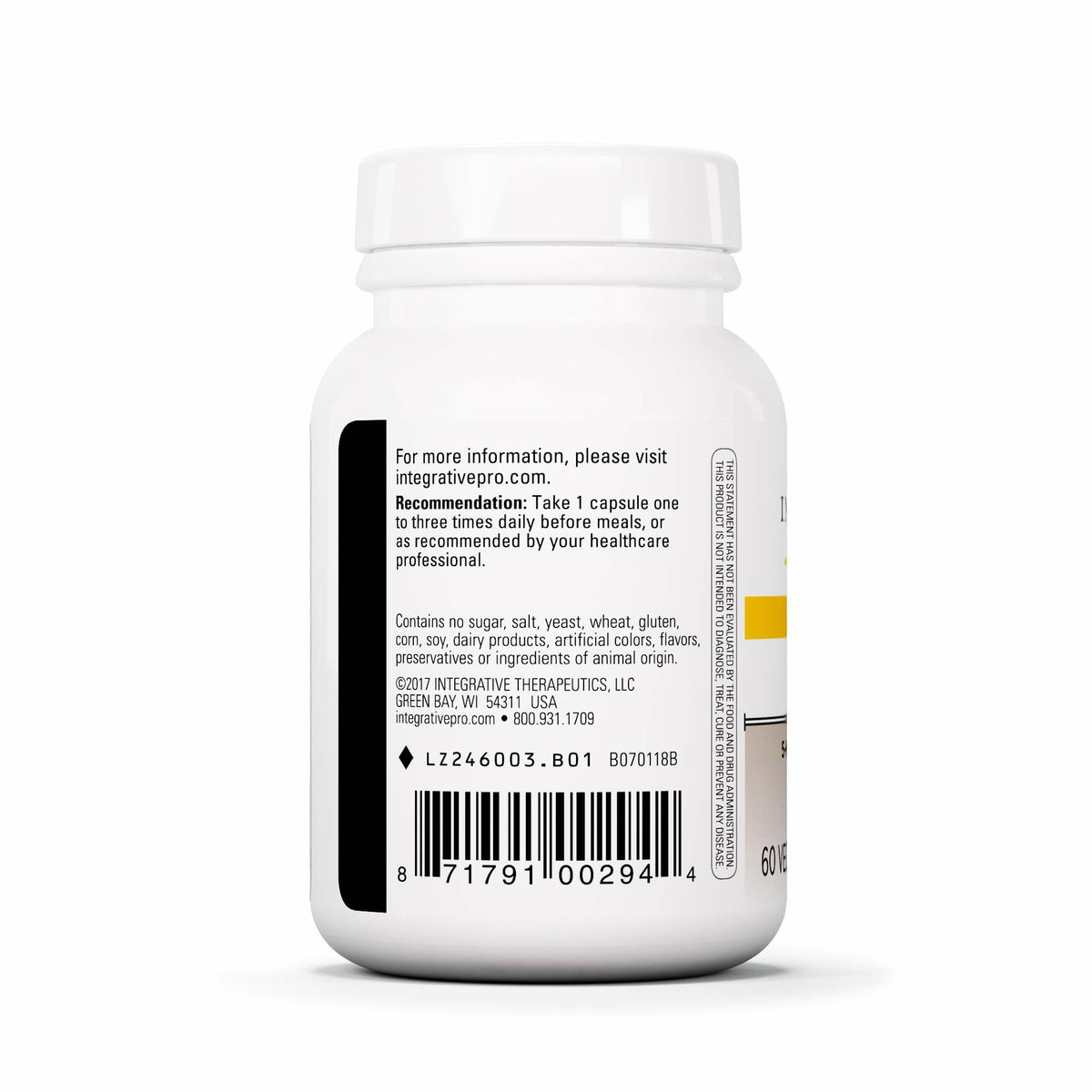 Integrative Therapeutics 5-HTP à côté d'une plante Griffonia simplicifolia