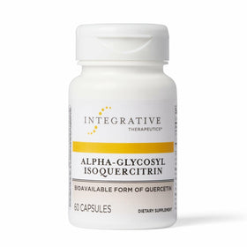 Integrative Therapeutics Alpha-Glycosyl Isoquercitrin 60 gélules vue de face