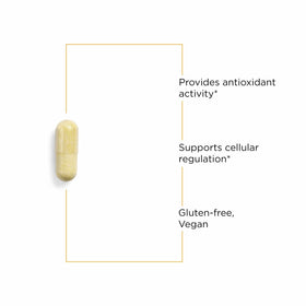 Integrative Therapeutics Alpha-Glycosyl Isoquercitrin gélules sur une surface claire