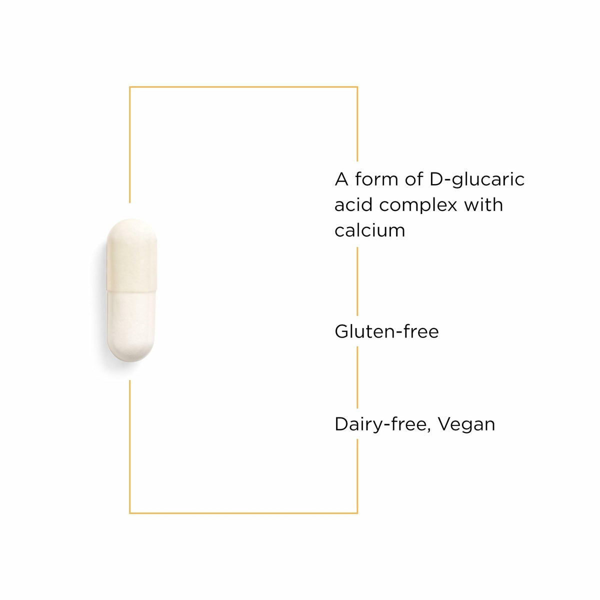 Integrative Therapeutics Calcium D-Glucarate capsules close-up