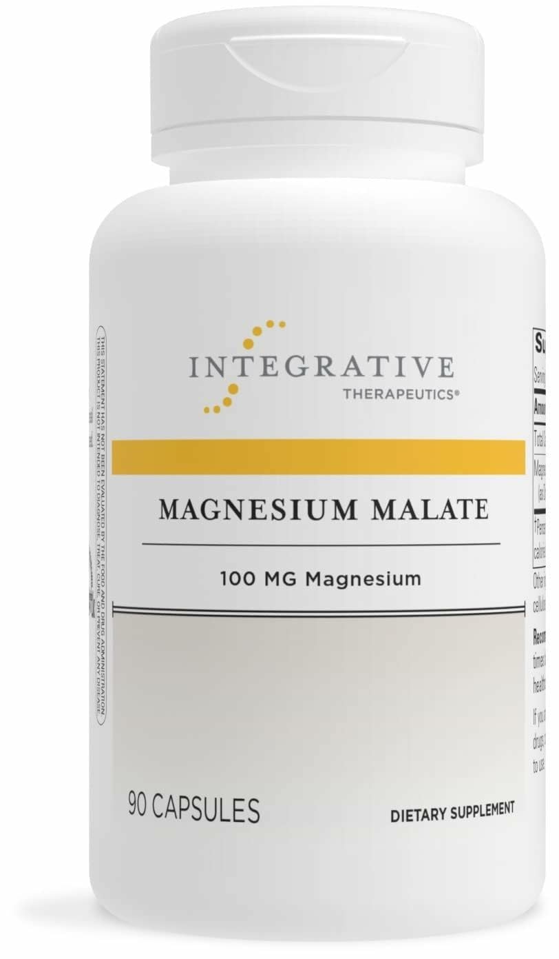 Integrative Therapeutics Magnesium Malate 90 capsules packaging front view