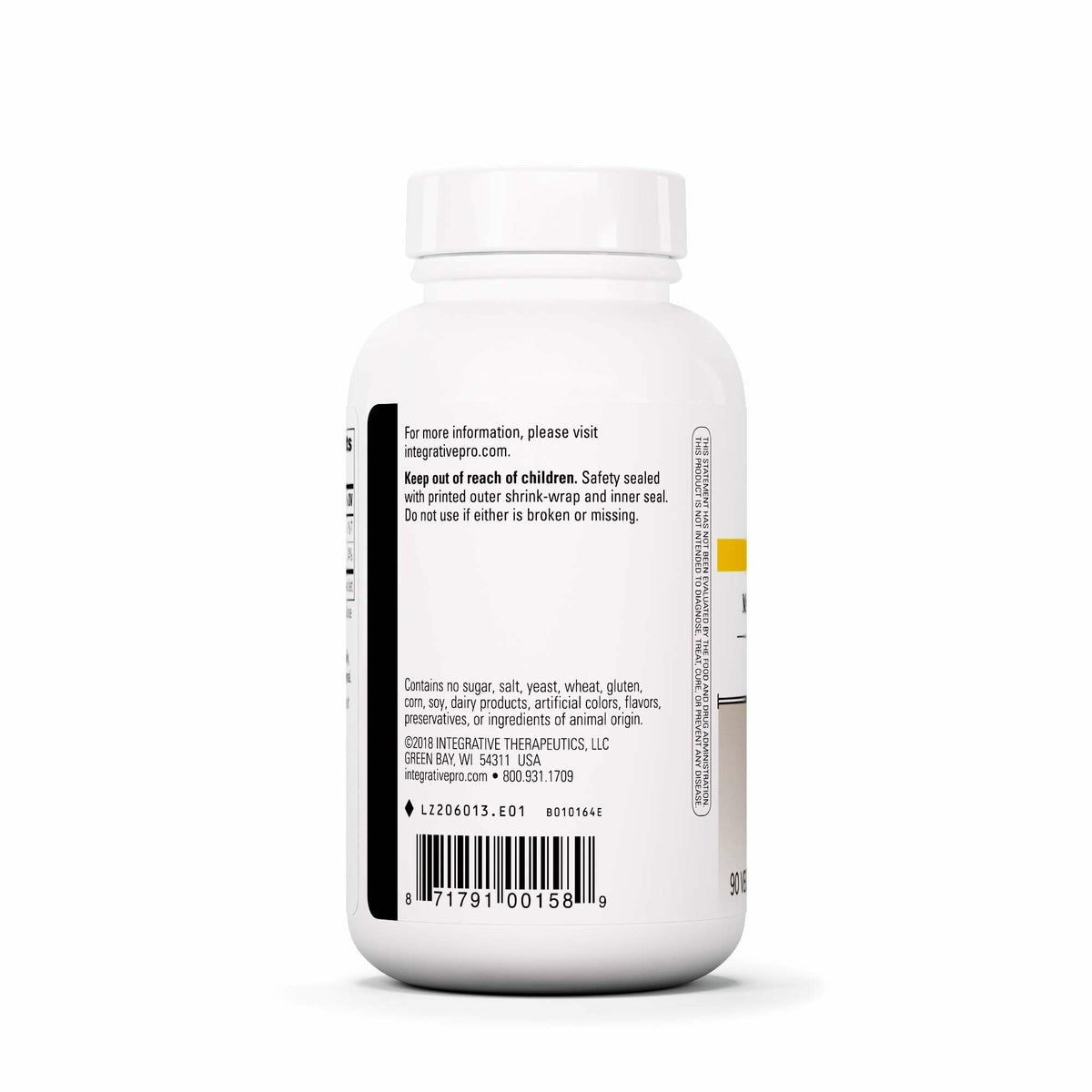 Integrative Therapeutics Magnesium Malate capsules in a hand