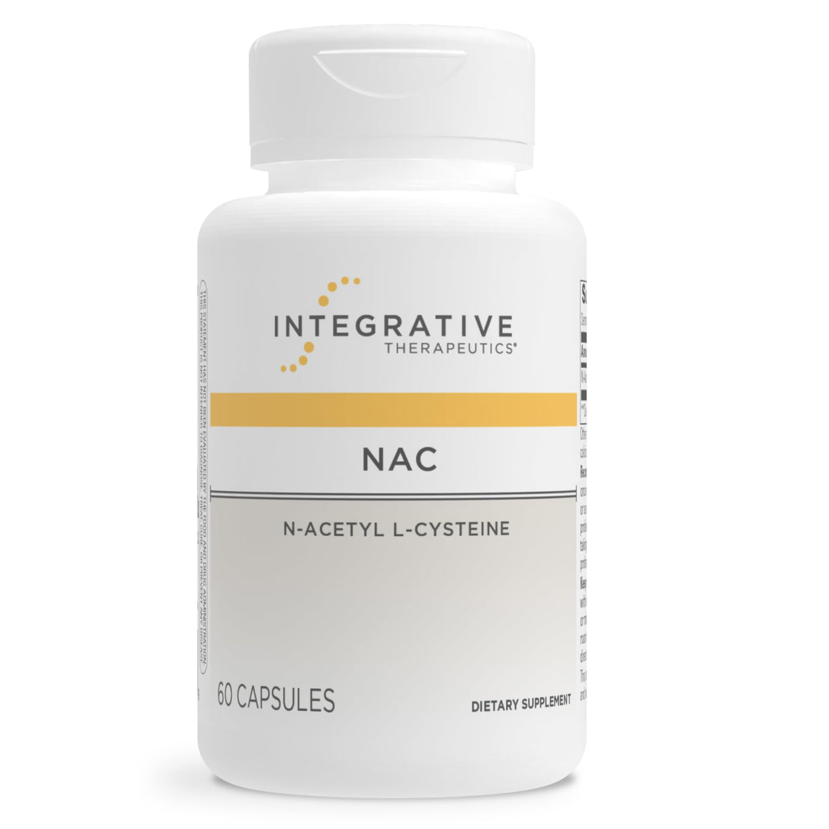 Integrative Therapeutics NAC 60 capsules vue avant