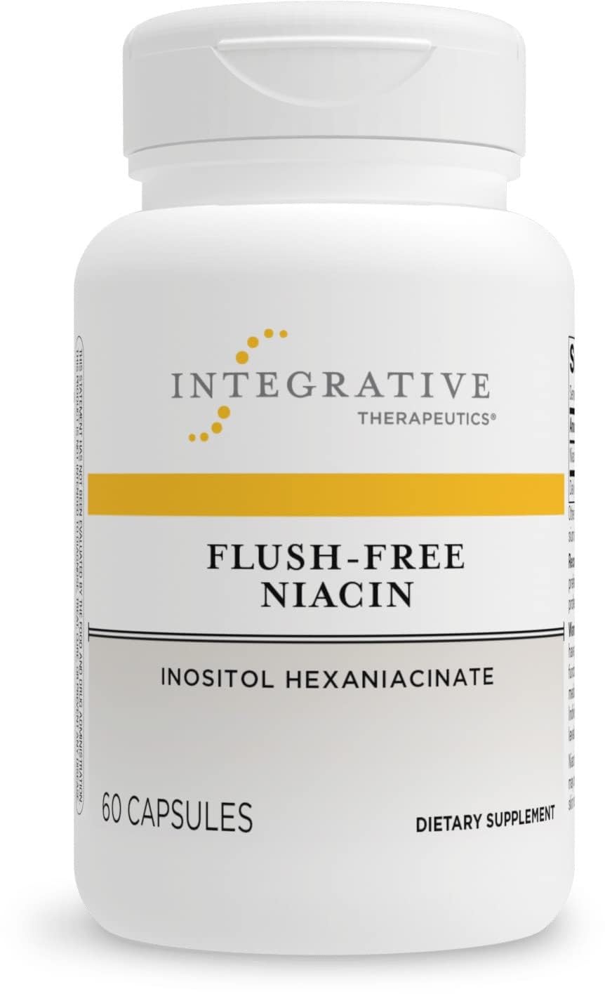 Integrative Therapeutics Niacine Flush-Free 60 Capsules, vue de face