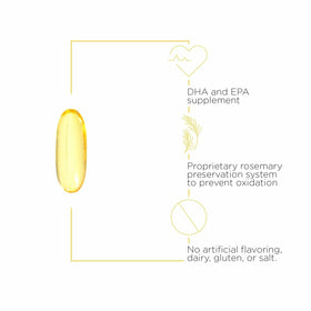 Integrative Therapeutics Pure Omega Ultra HP 1392 mg étiquette avec spécifications