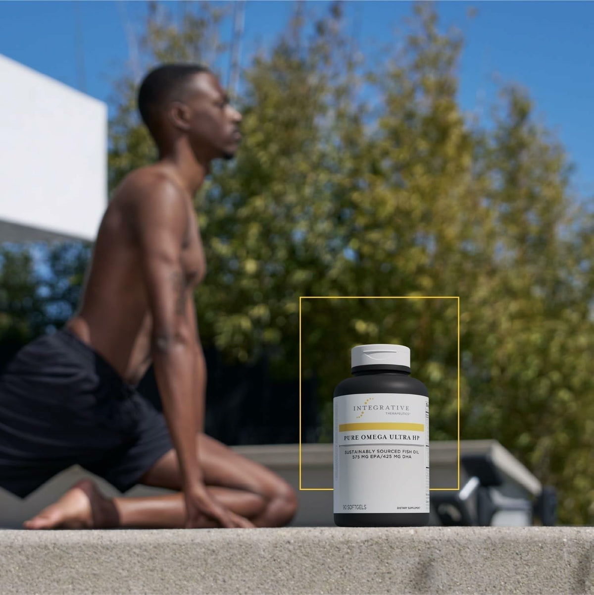 Integrative Therapeutics Pure Omega Ultra HP 1392 mg gélule molle prise en main