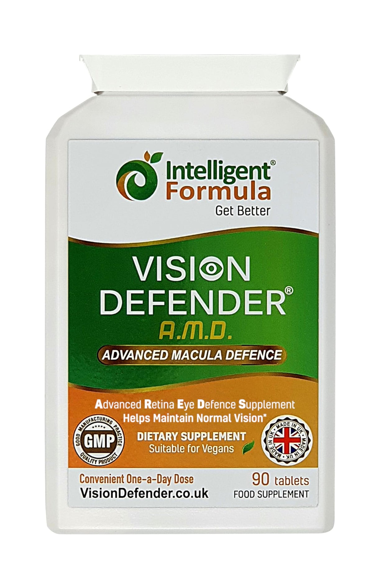 Intelligent Formula Vitamines Oculaires AREDS2 bouteille vue de face