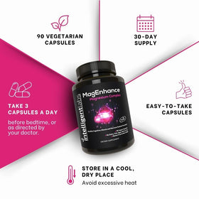 Intelligent Labs MagEnhance Complex Magnésium 120g avec dosage