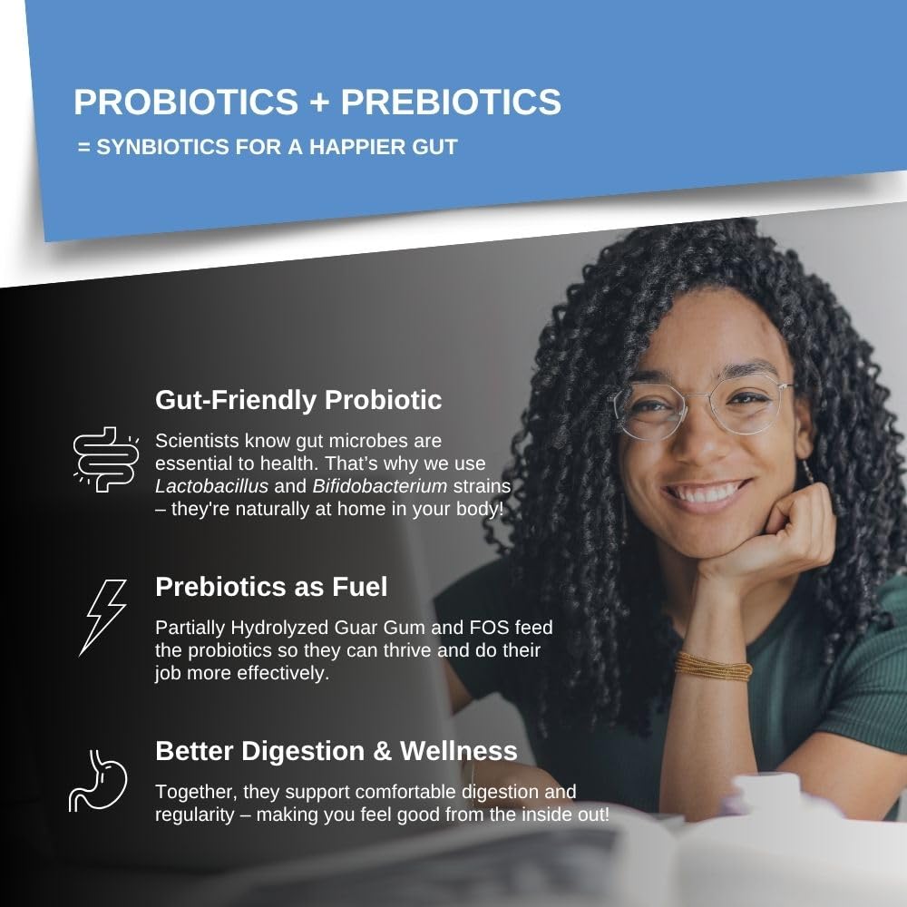 Intelligent Labs Probiotiques Adultes 50B CFU, bouteille ouverte avec capsules