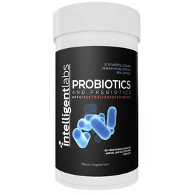 Intelligent Labs Probiotiques Adultes 50B CFU, vue avant de l'emballage
