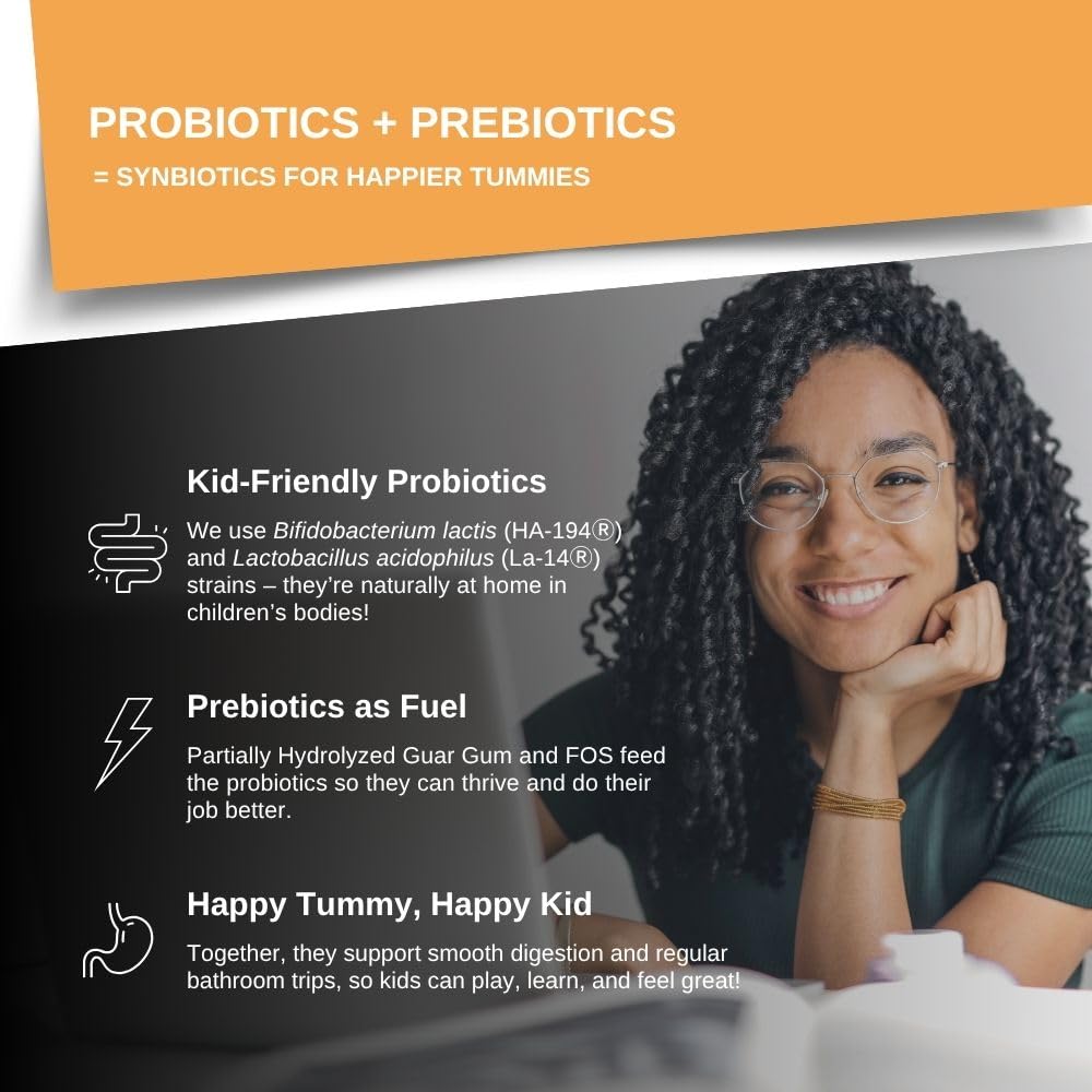 Intelligent Labs Probiotiques Enfants, bouteille Activ-Polymer