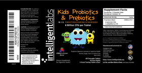Intelligent Labs Probiotiques Enfants, comprimés à croquer dans une main