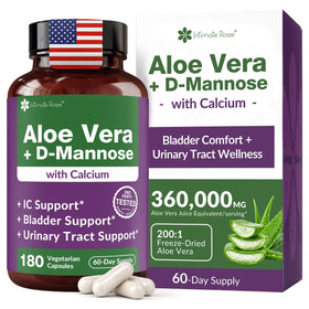 Intimate Rose Aloe Vera capsules front view