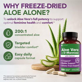 Intimate Rose Aloe Vera capsules in lifestyle setting