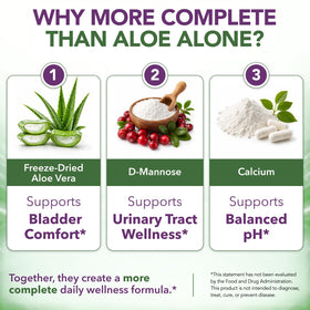 Intimate Rose Aloe Vera capsules side view