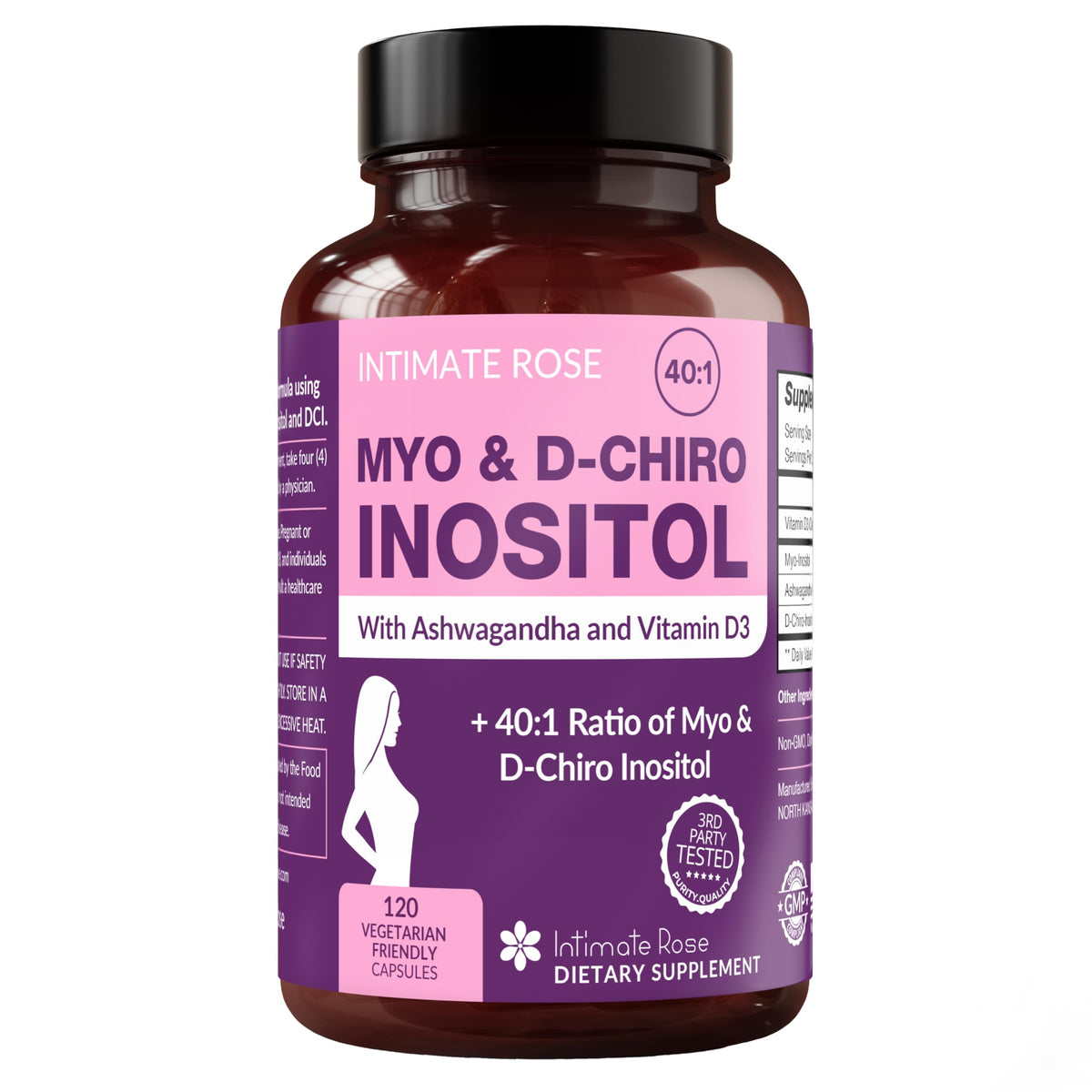 Intimate Rose Inositol 150g pot avec capsules