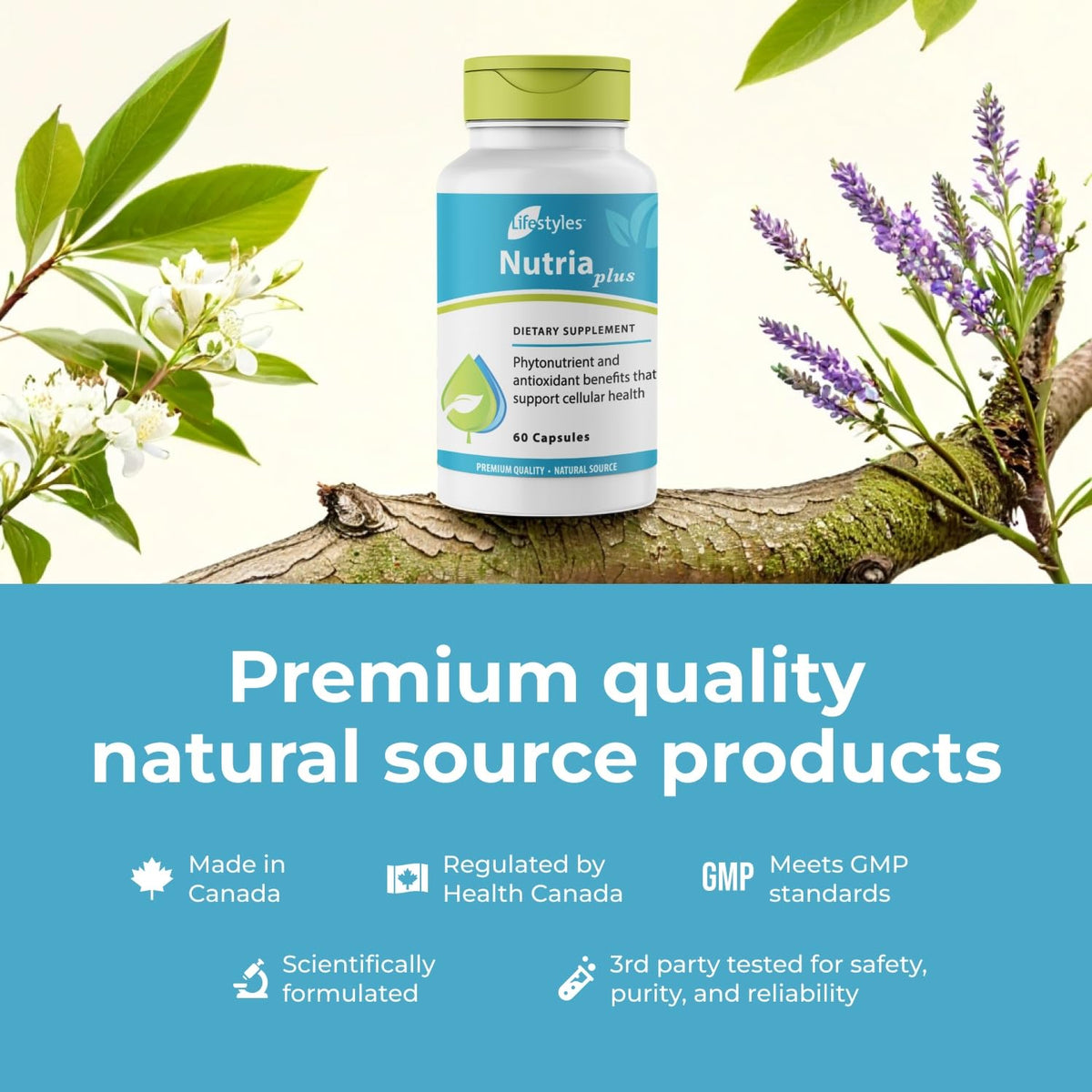 Intra NutriaPlus produit sur un fond neutre