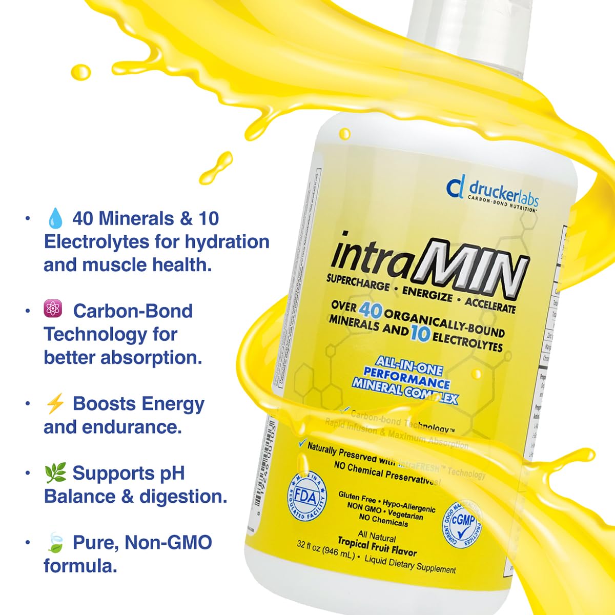 IntraMin Complément Minéral format liquide en bouteille