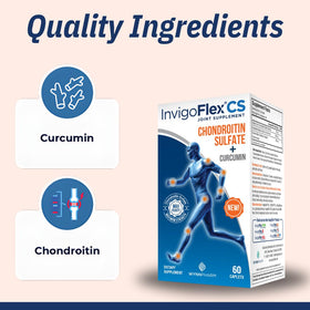 INVIGOFLEX Complément Alimentaire Chondroïtine Curcuma vue arrière