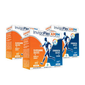 INVIGOFLEX Glucosamine & Chondroitin sulfate 24-Hour supplement packaging