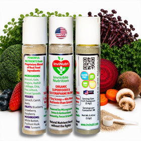 InviNutri Poudre Superfood pour enfants avec cuillère de ¼ de cuillère