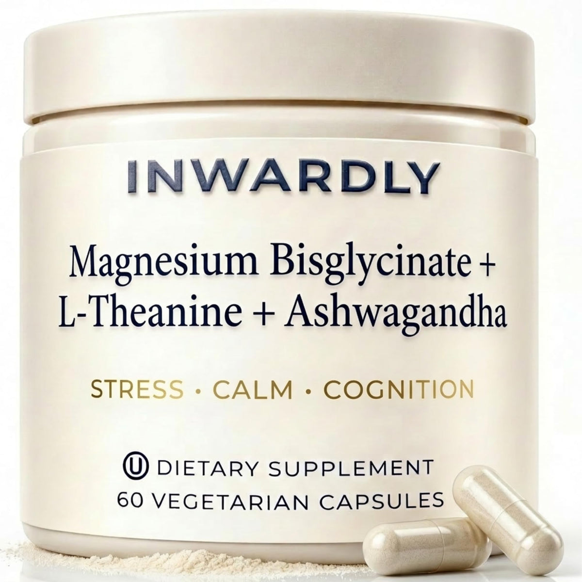 inwardly Complément Alimentaire Magnésium Bisglycinate 500mg boîte vue de face