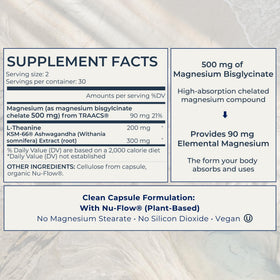 inwardly Complément Alimentaire Magnésium Bisglycinate 500mg vue de côté