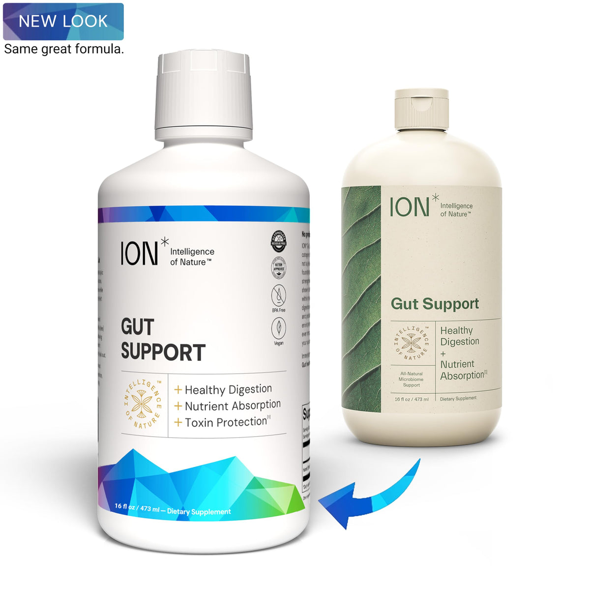 ION* Complément Alimentaire 473 ml étiquette et ingrédients