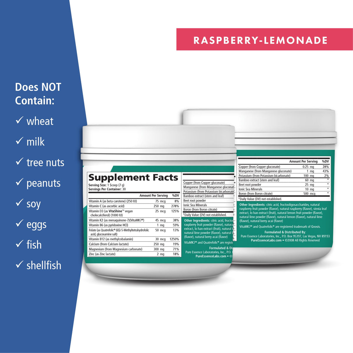 Ionic Fizz Super D-K Calcium Plus 272g powder in a glass