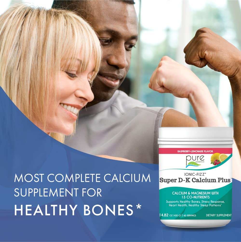 Ionic Fizz Super D-K Calcium Plus 272g with raspberry lemonade flavor