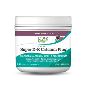 Ionic Fizz Super D-K Calcium Plus de PURE ESSENCE LABS vue de face