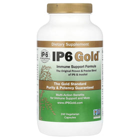 IP6 Gold Formule de Soutien 240 Capsules Végétariennes - vue avant
