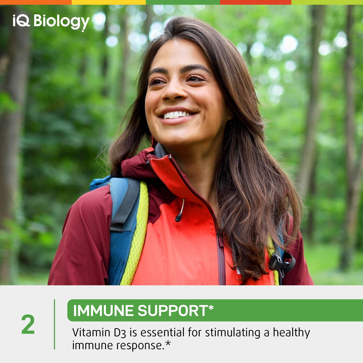 IQ BIOLOGY Vitamine D3 Liquide 10000 IU avec fruits frais