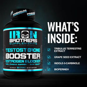 Iron Brothers Complément Testostérone avec ingrédients naturels