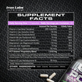 Iron Labs Nutrition PCT Xtreme boîte avec étiquette