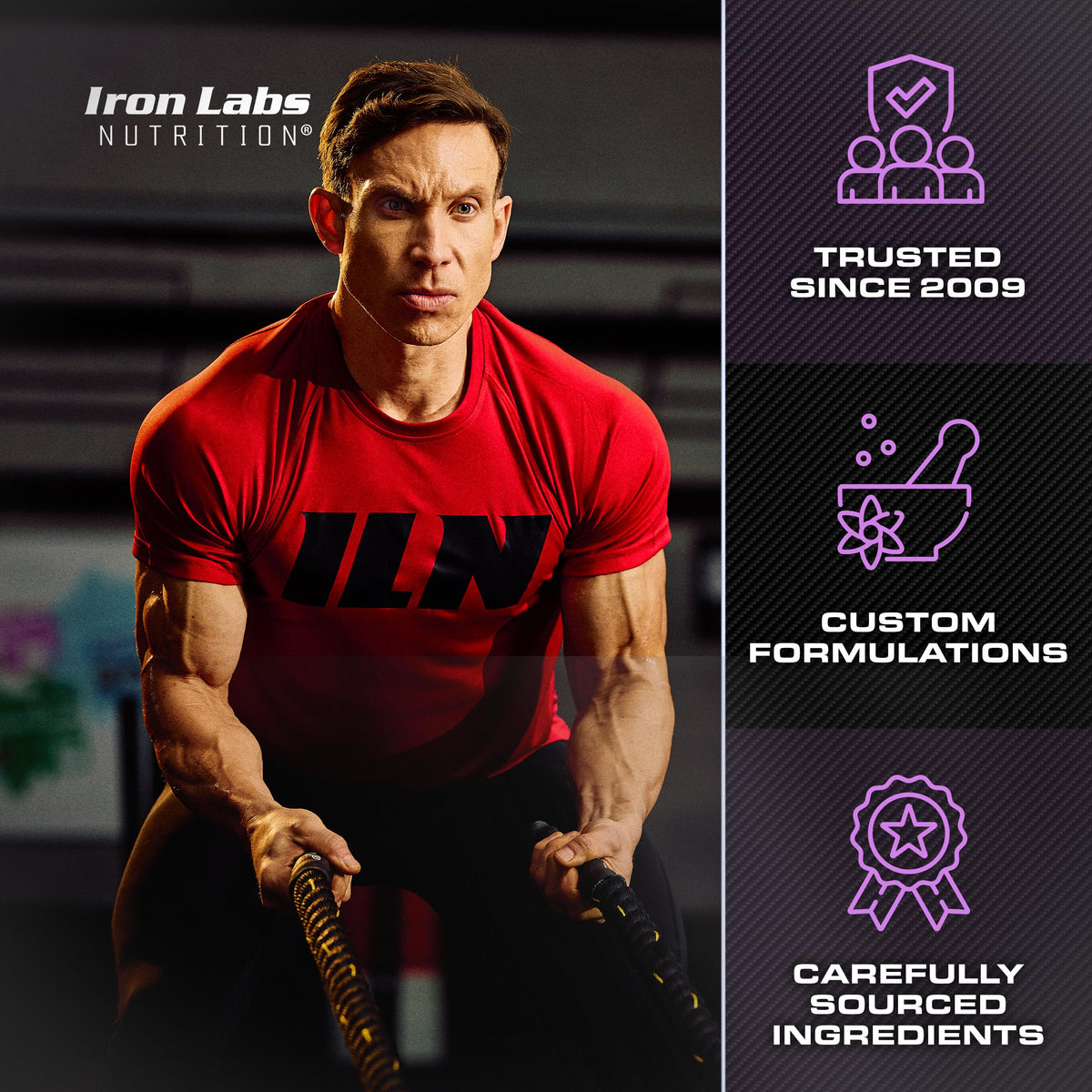 Iron Labs Nutrition PCT Xtreme ingrédients listés