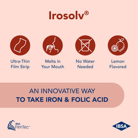 Irosolv films oraux goût citron en boîte