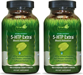 Irwin Naturals 5-HTP Double Potency 2 Pack, vue avant