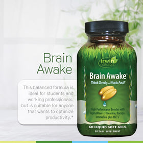 Irwin Naturals Brain Awake dans un environnement de travail