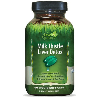 Irwin Naturals Chardon-Marie 60 gélules, vue de face