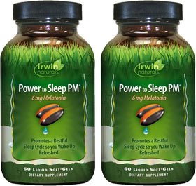 Irwin Naturals Complément Alimentaire Sommeil 6mg Mélatonine - vue avant