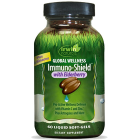 Irwin Naturals Complément Alimentaire Sureau 60 Gélules Liquides vue de face