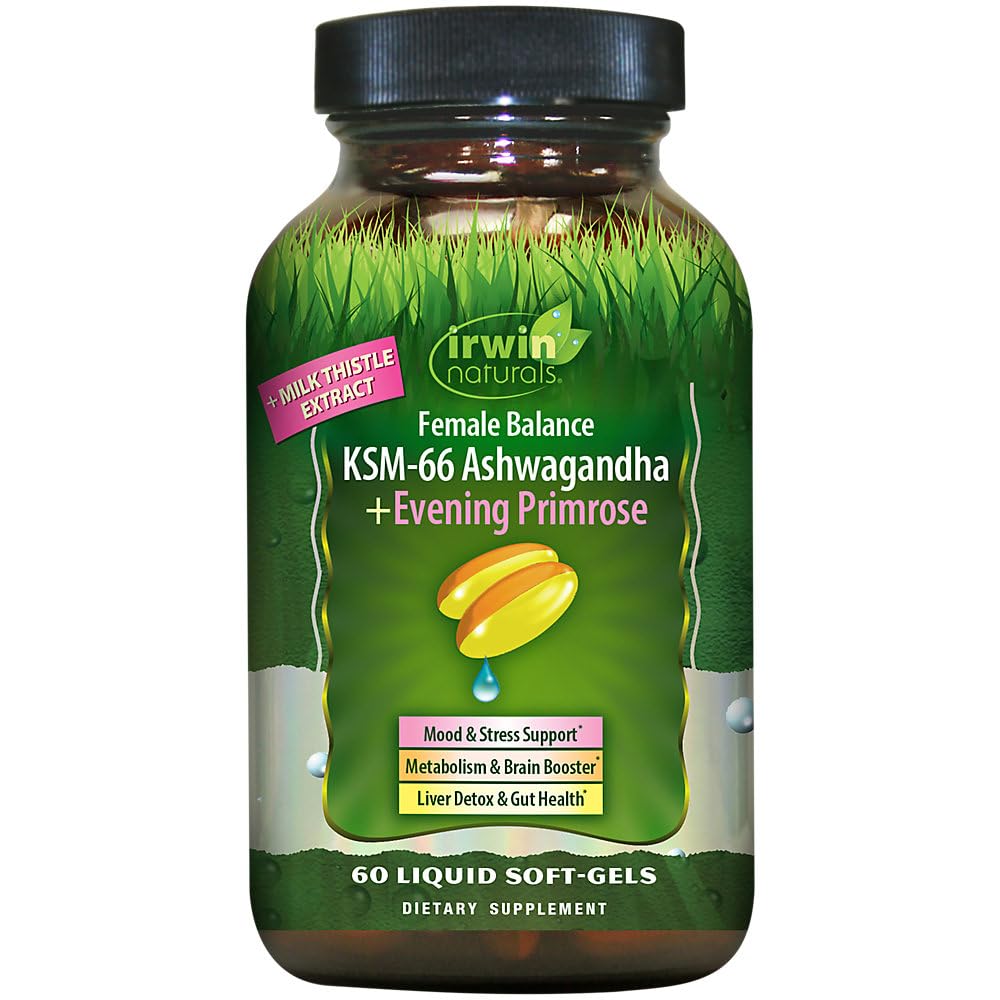 Irwin Naturals Female Balance 60 gélules liquides vue de face