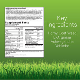 Irwin Naturals L-Arginine + Horny Goat Weed 322g vue arrière