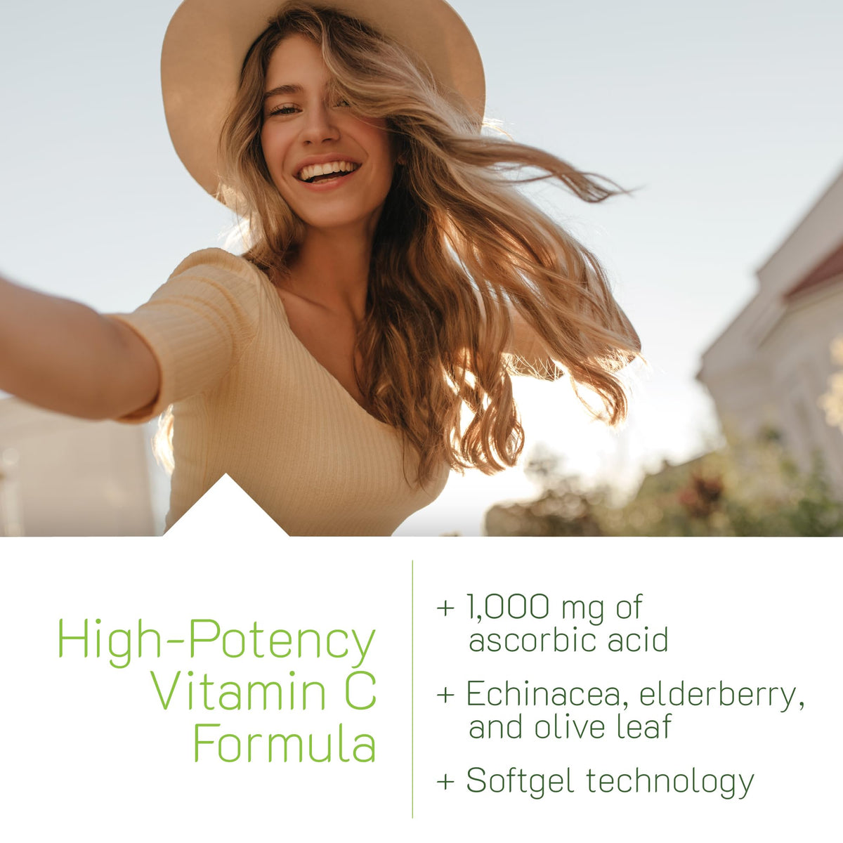Irwin Naturals Mega Vita-C + Zinc gélules, format de 60 gélules