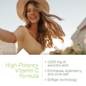 Irwin Naturals Mega Vita-C + Zinc gélules, format de 60 gélules