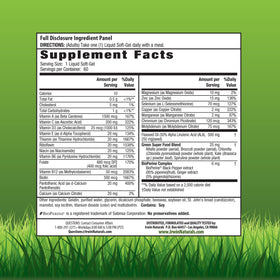 Irwin Naturals Multi-Vitamines Sans Fer 60 Gélules, vue arrière