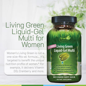 Irwin Naturals Multivitamines Femmes flacon ouvert